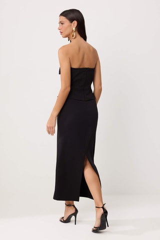 Vestido bustier - Negro