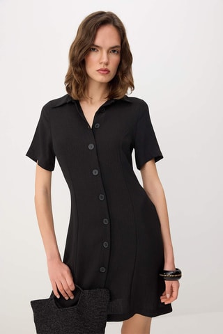Robe chemise - Noir