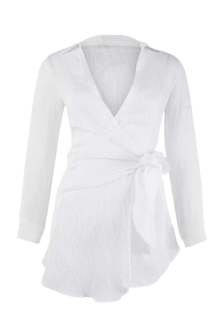Robe de plage - Blanc