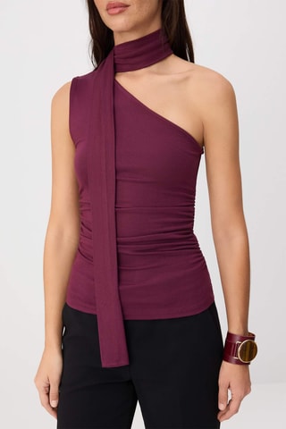 Top asymétrique - Violet