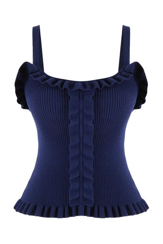 Top - Bleu marine