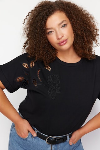 Camiseta regular fit - Negro