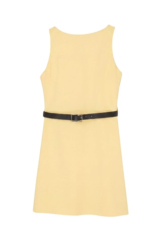 Robe trapèze - Jaune