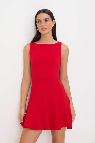 Robe patineuse - Rouge