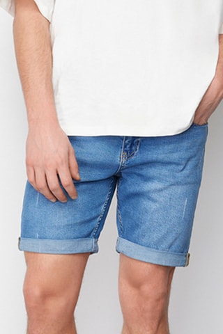 Short vaquero - Azul