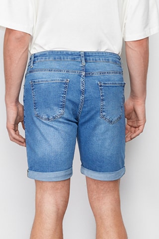 Short vaquero - Azul