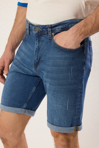 Short vaquero - Azul oscuro