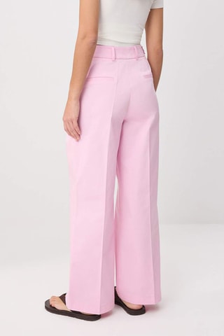 Pantalon wide legs - Rose