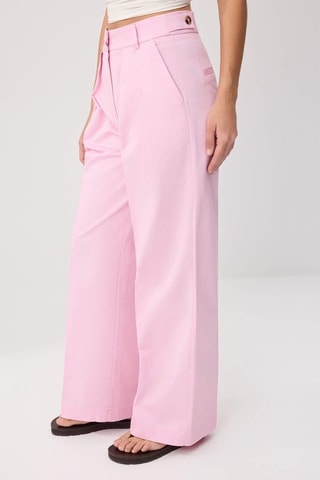 Pantalon wide legs - Rose