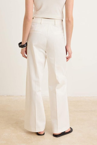 Pantalon wide legs - Blanc