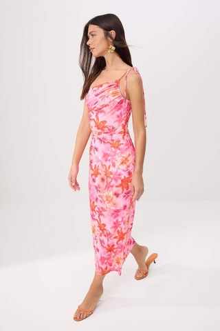 Robe asymétrique - Multicolore