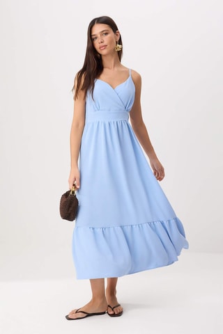 Vestido midi - Azul