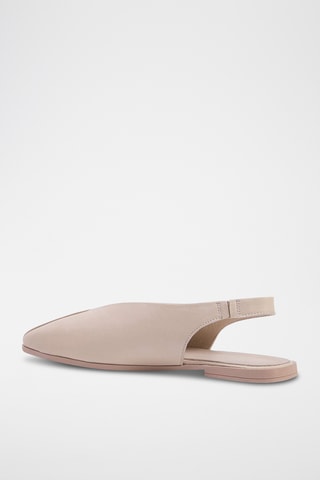 Bailarinas de piel - Beige