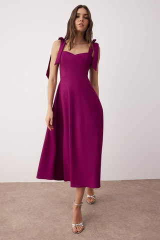 Vestido midi - Violeta