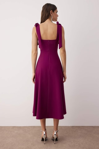 Vestido midi - Violeta