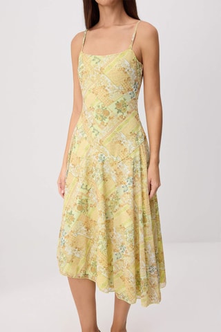 Vestido midi - Amarillo