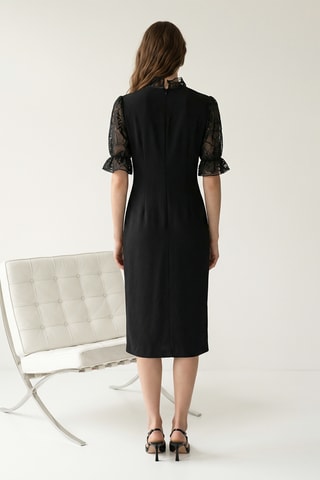 Vestido midi - Negro