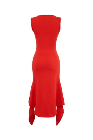 Vestido midi - Rojo