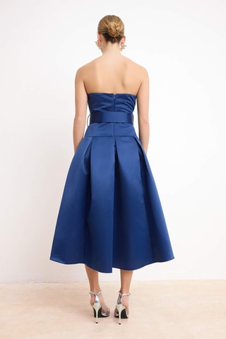 Vestido bustier - Azul marino