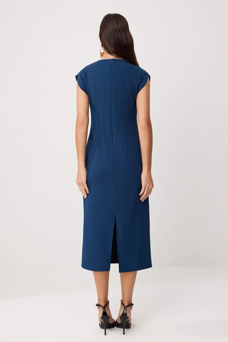Vestido midi - Azul oscuro
