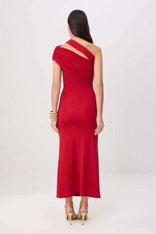 Vestido asimétrico - Rojo