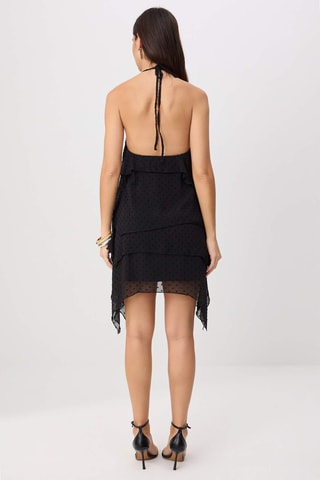 Vestido avolantado - Negro