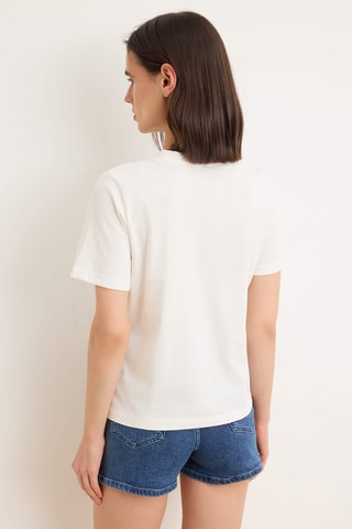 Camiseta regular fit - Crudo