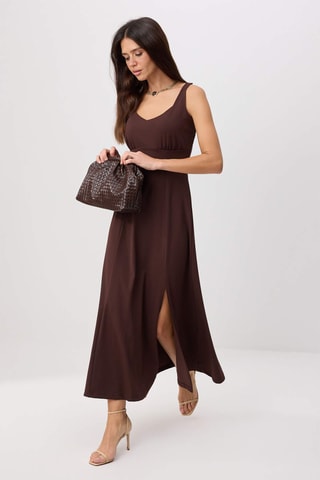 Robe longue - Marron