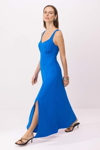 Robe longue - Bleu foncé