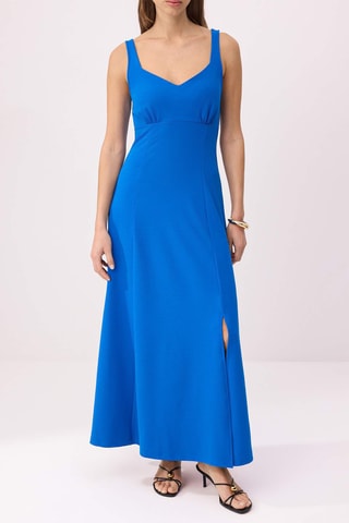 Robe longue - Bleu foncé
