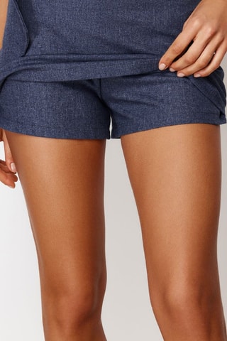 Jupe-short de plage - Bleu