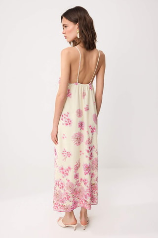 Robe midi - Multicolore