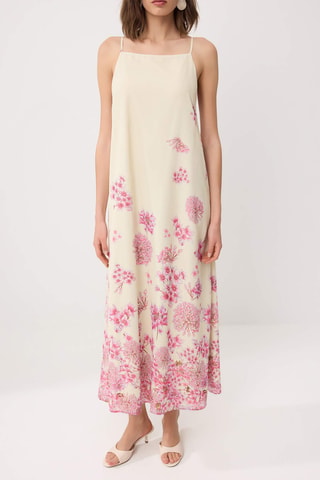 Robe midi - Multicolore
