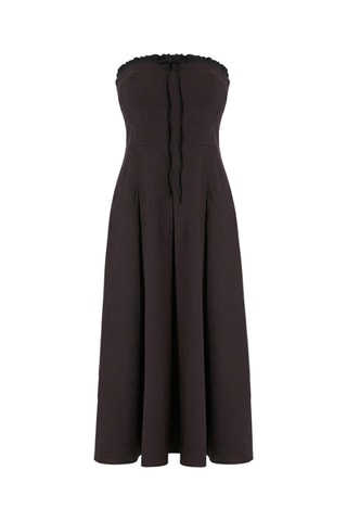 Robe bustier - Marron