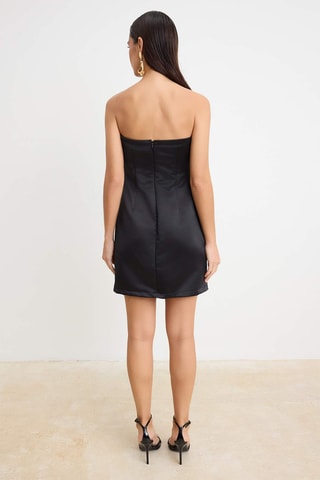 Vestido bustier - Negro