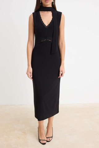 Robe midi - Noir