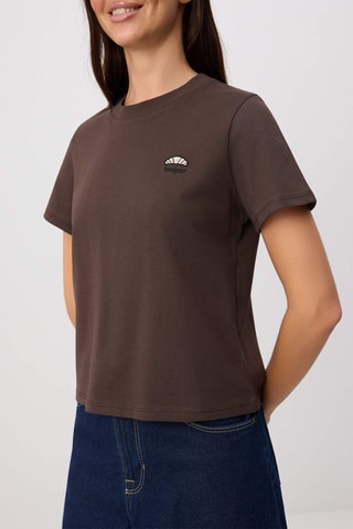 Camiseta regular fit - Marrón