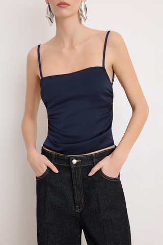 Top - Azul marino