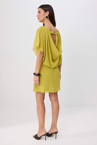 Vestido drapeado - Verde