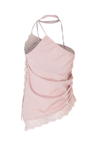 Top drapeado - Rosa claro