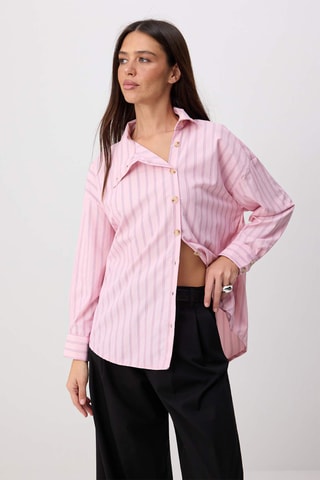 Camisa ancha - Rosa