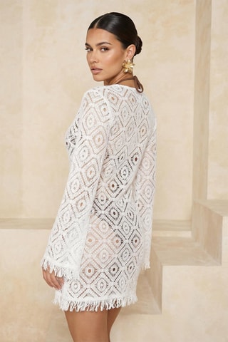 Vestido de playa - Blanco