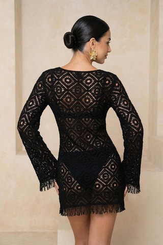 Vestido de playa - Negro