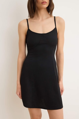 Robe droite - Noir