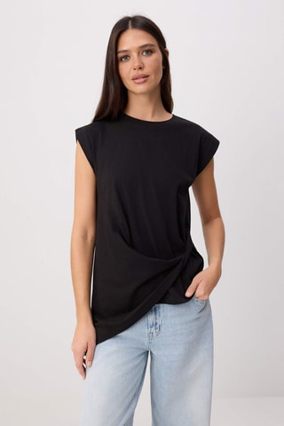 Camiseta regular fit - Negro