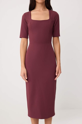 Robe midi - Violet
