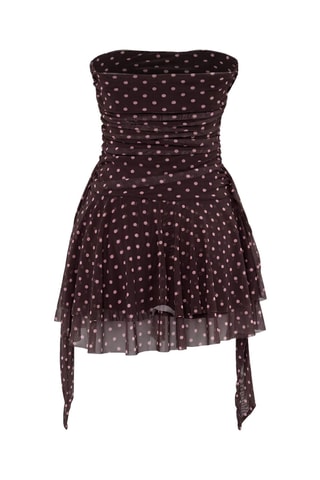 Robe bustier - Marron