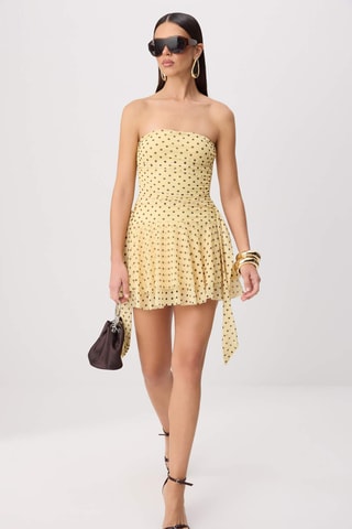 Robe bustier - Jaune