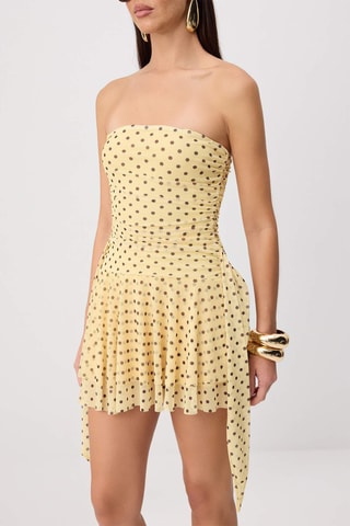 Robe bustier - Jaune