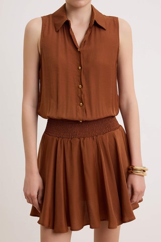 Robe chemise - Orange